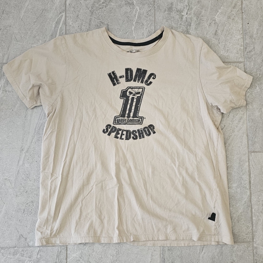 Harley-Davidson Cream Graphic T-Shirt